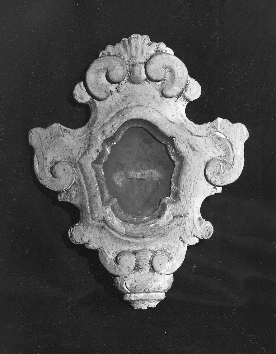 reliquiario, coppia - ambito parmense (seconda metà sec. XVIII)