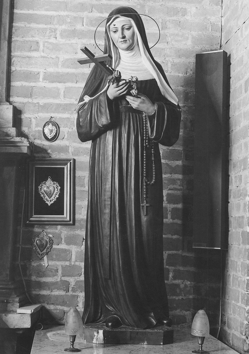 Santa Rita da Cascia (statua) - produzione Italia settentrionale (prima metà sec. XX)