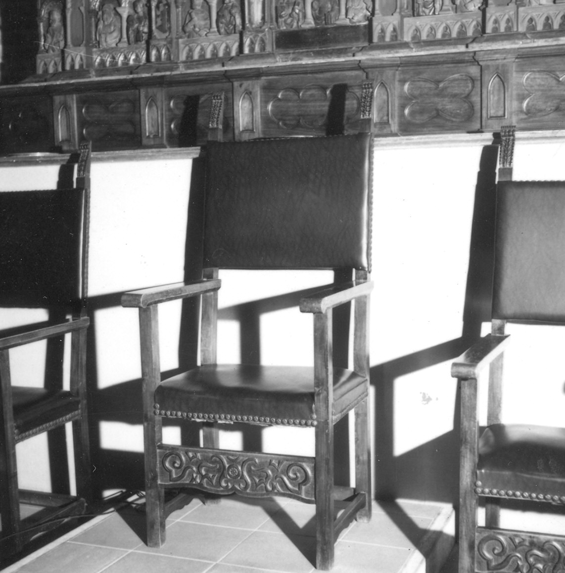 sedia - a braccioli, serie - ambito piacentino (fine sec. XIX)