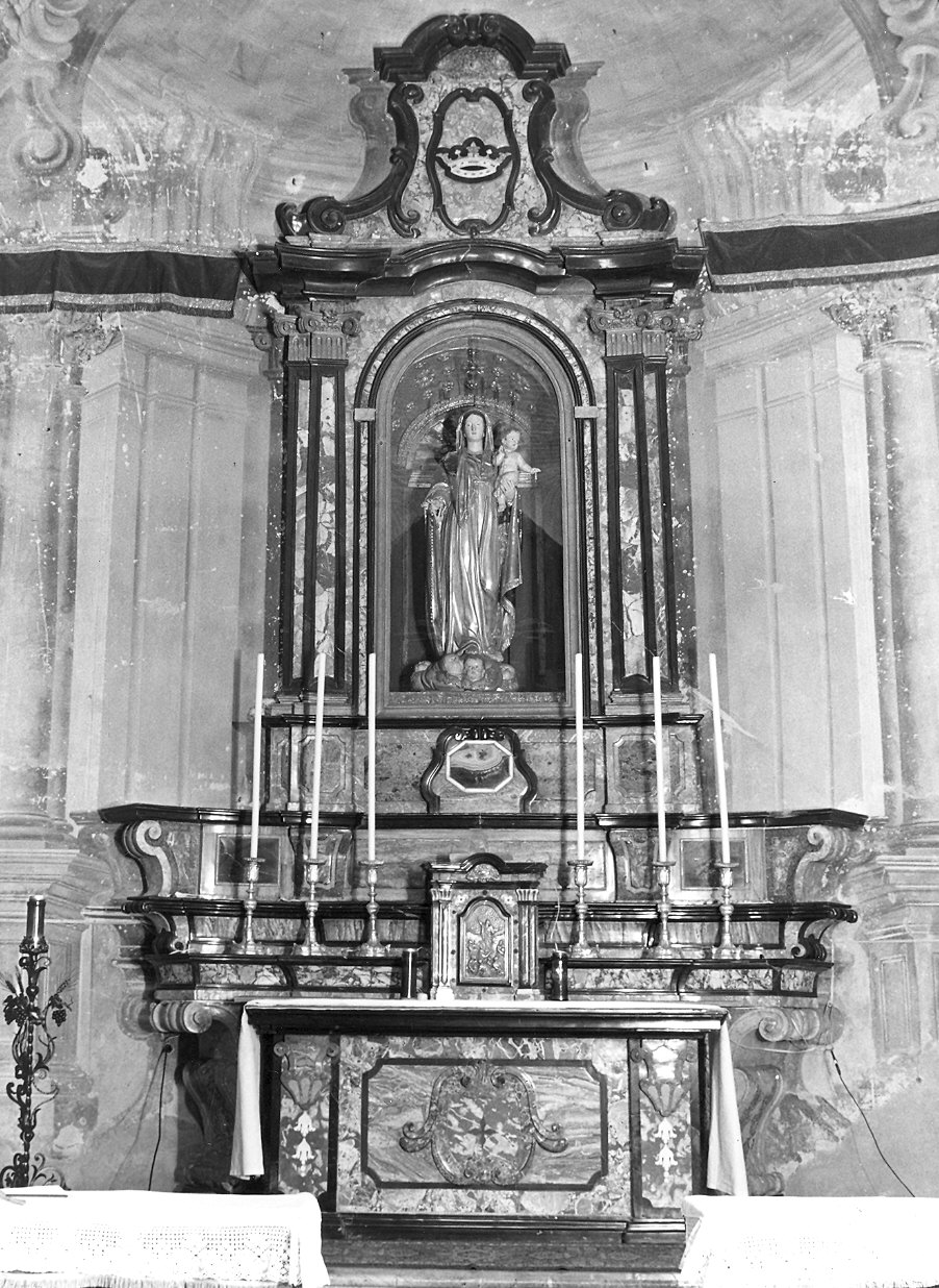 Altare della Madonna del Rosario (altare) - ambito emiliano-lombardo (sec. XVIII)