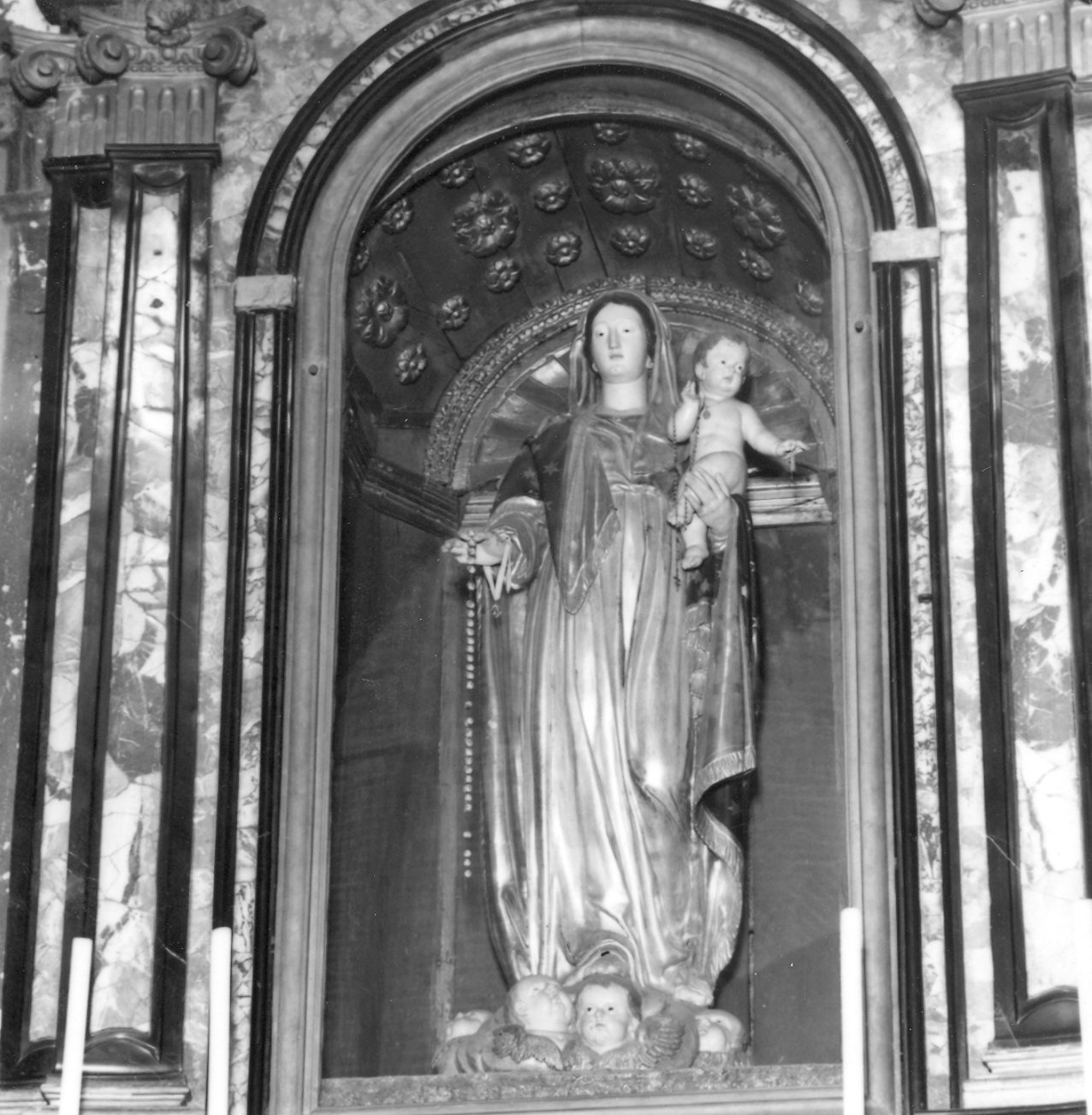 Madonna del Rosario (statua) - ambito emiliano-lombardo (?) (seconda metà sec. XVIII)