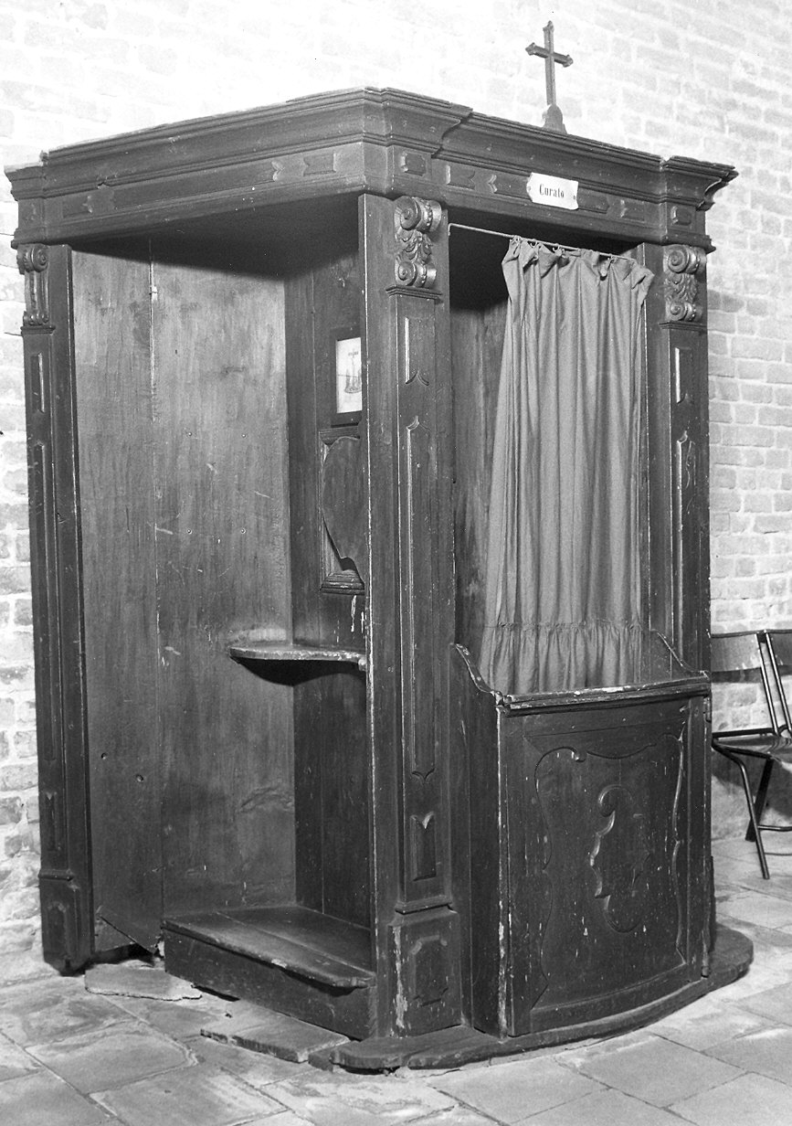 confessionale - ambito piacentino (sec. XIX)