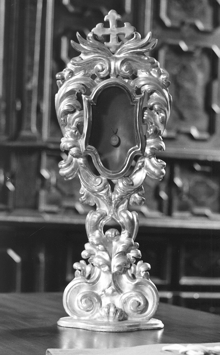 reliquiario - a ostensorio, serie - ambito piacentino (sec. XVIII)