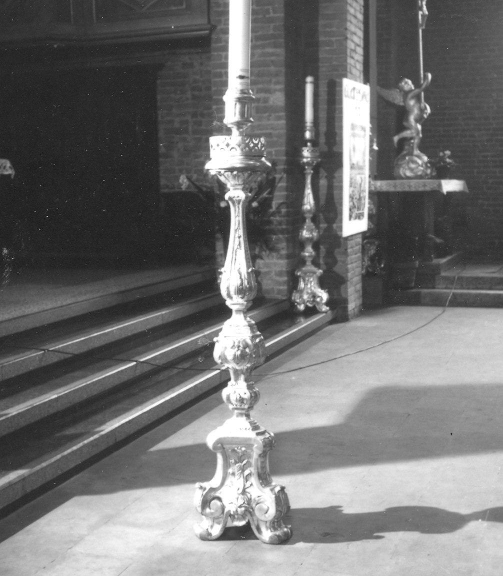 candeliere, serie - ambito piacentino (seconda metà sec. XVIII)