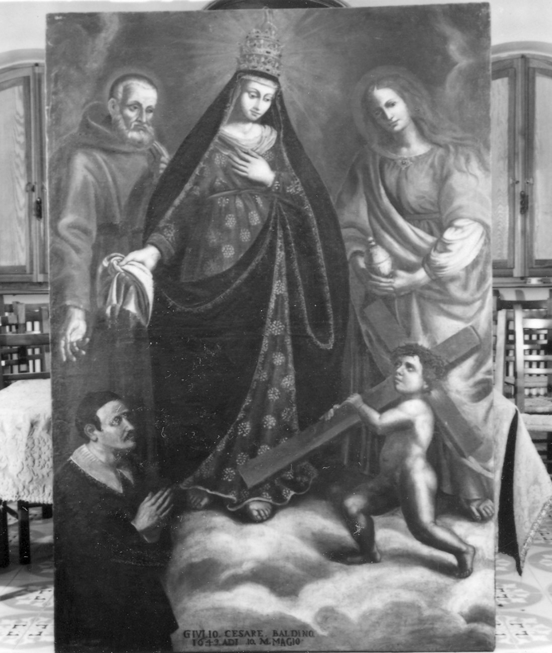Madonna Addolorata (dipinto) di Baldino Giulio Cesare (sec. XVII)