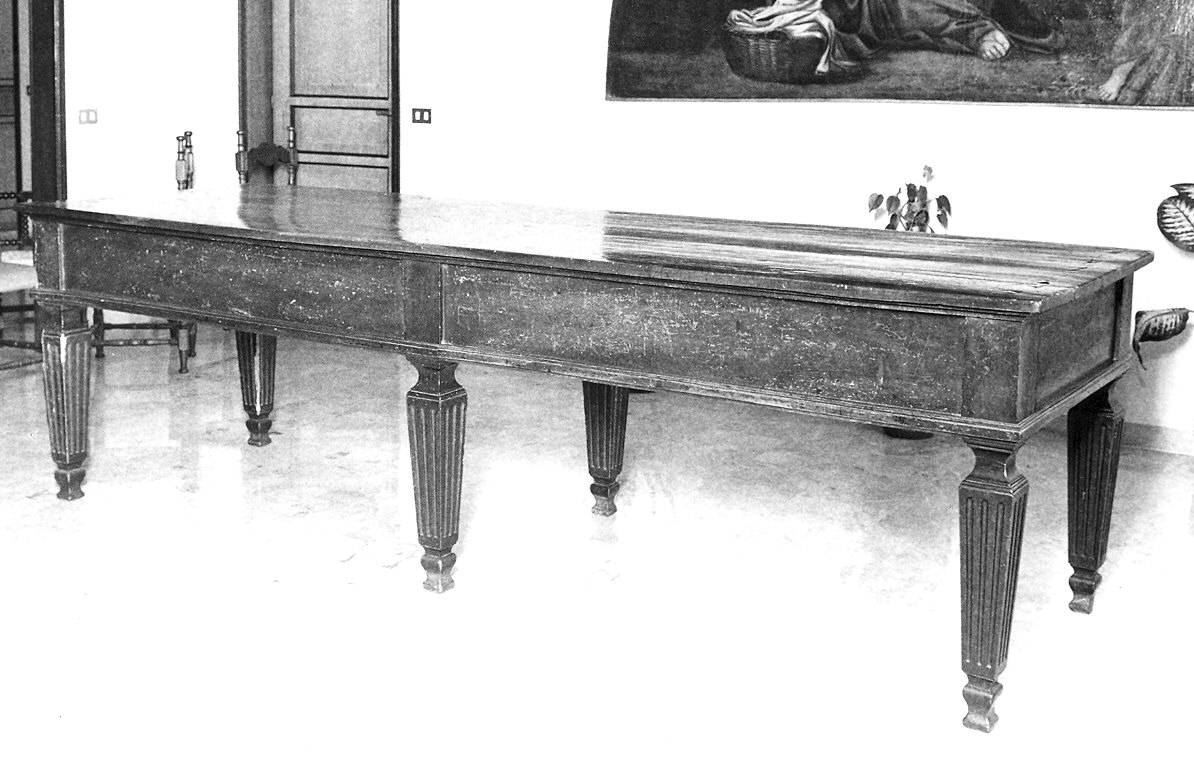 tavolo - ambito piacentino (fine/inizio secc. XVIII/ XIX)