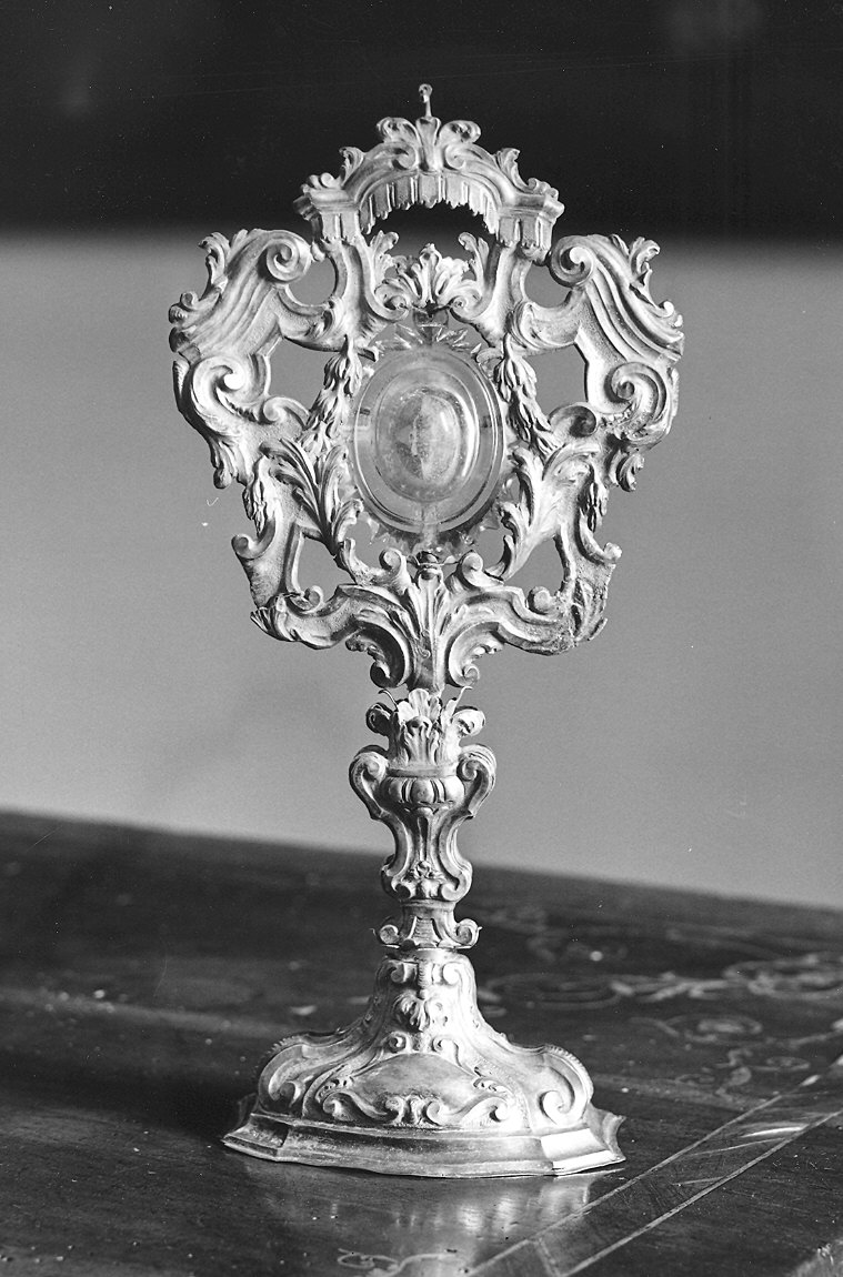 reliquiario - a ostensorio - ambito piacentino (?) (seconda metà sec. XVIII)