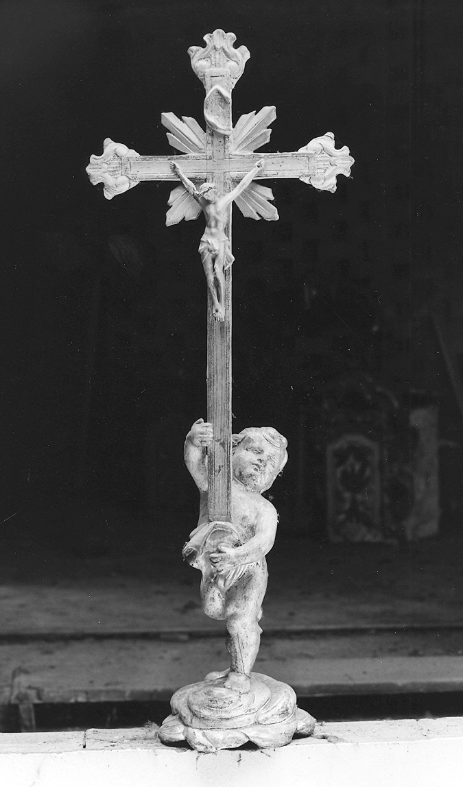 croce d'altare - ambito piacentino (seconda metà sec. XVIII)