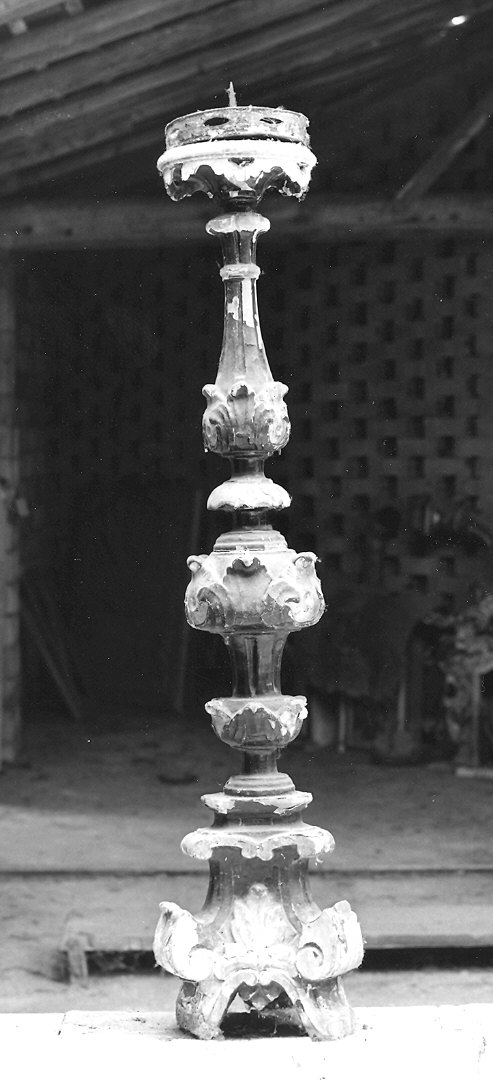 candeliere, serie - ambito piacentino (seconda metà sec. XVIII)