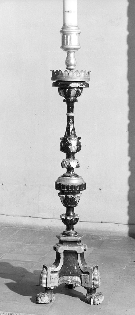 candeliere, serie - ambito piacentino (fine/inizio secc. XVIII/ XIX)