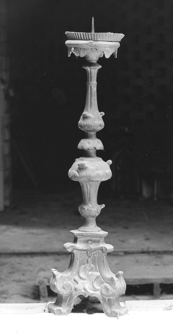 candeliere, serie - ambito piacentino (seconda metà sec. XVIII)