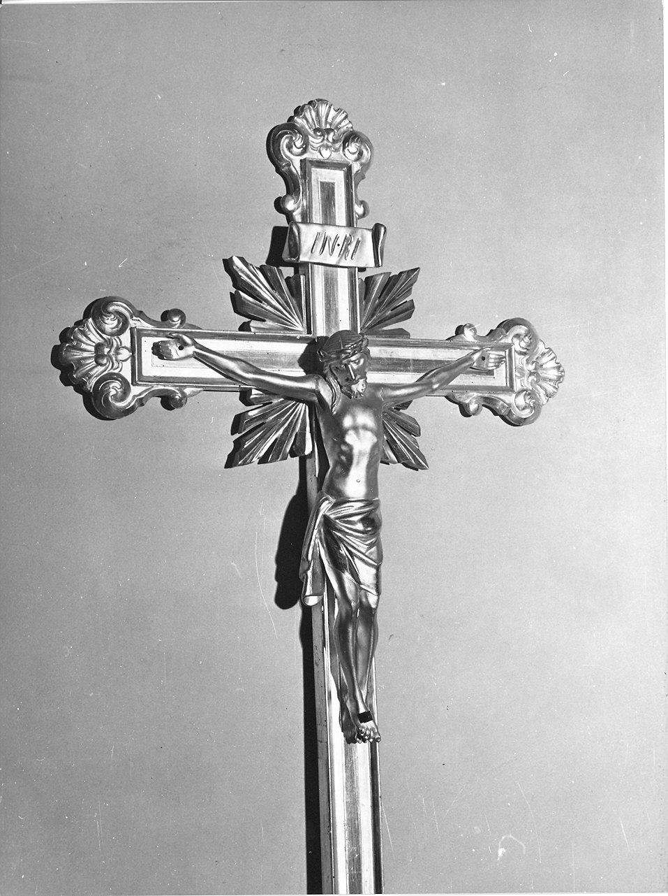 croce processionale - ambito italiano (fine sec. XIX)