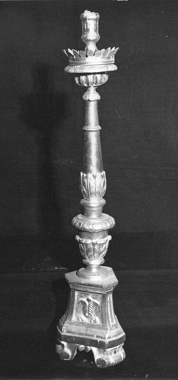 candeliere, coppia - ambito parmense (prima metà sec. XIX)