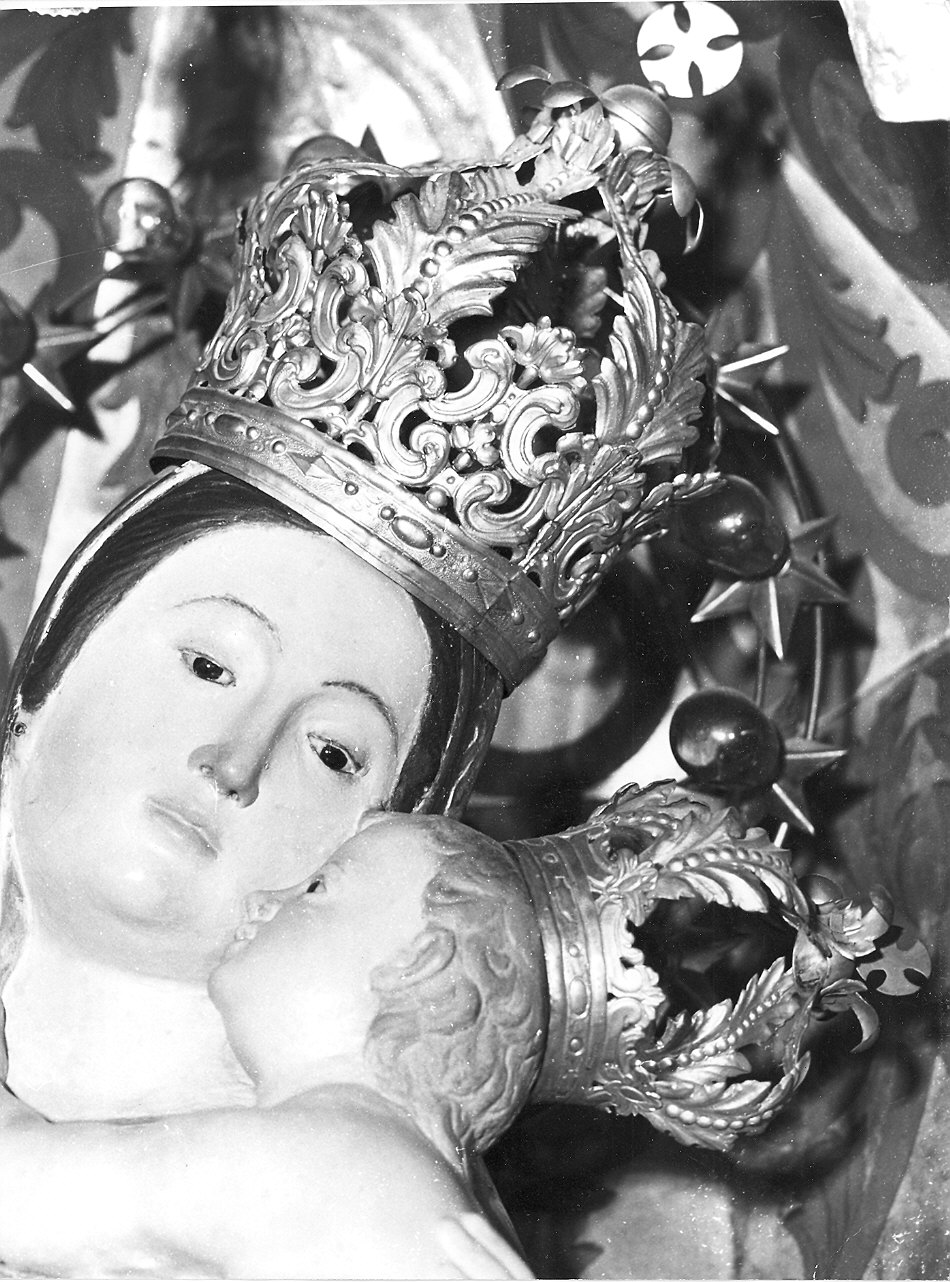 corona da statua, coppia - produzione parmense (sec. XIX)