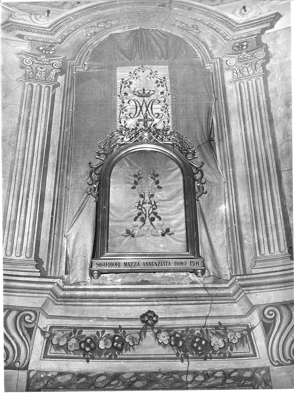 mostra di nicchia - ambito parmense (sec. XIX)