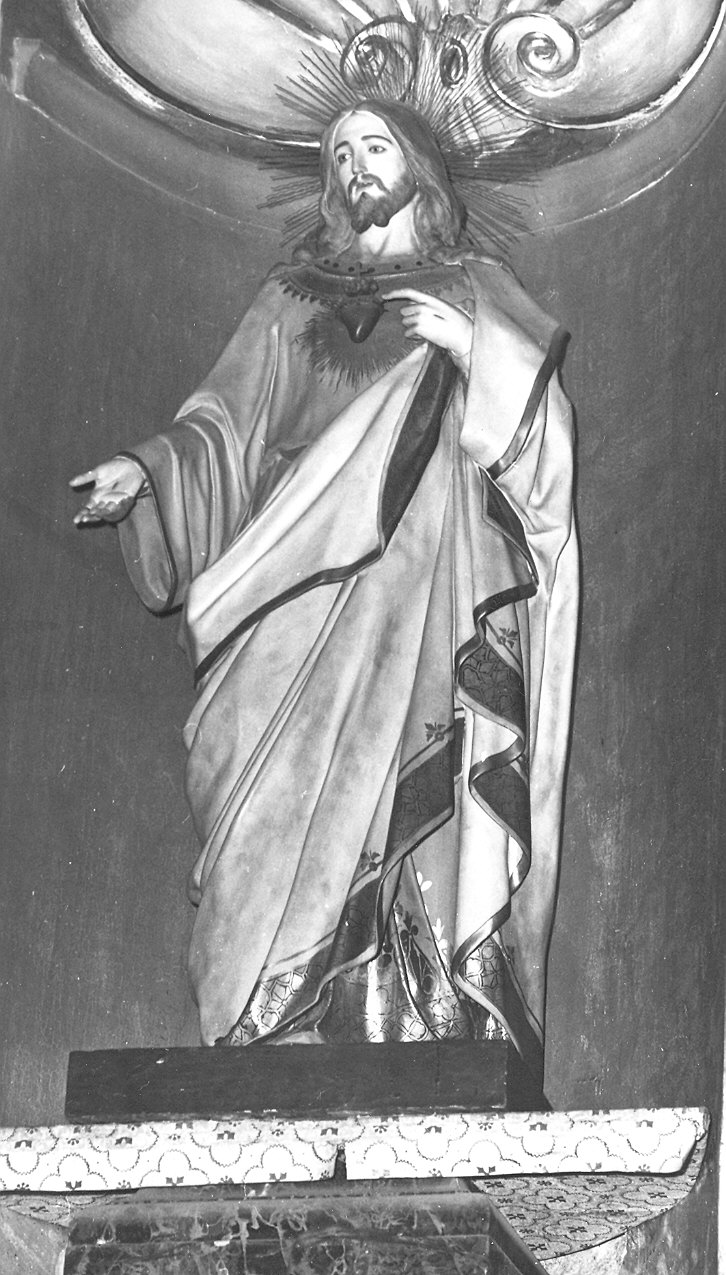 Sacro Cuore di Gesù (statua) - produzione parmense (primo quarto sec. XX)