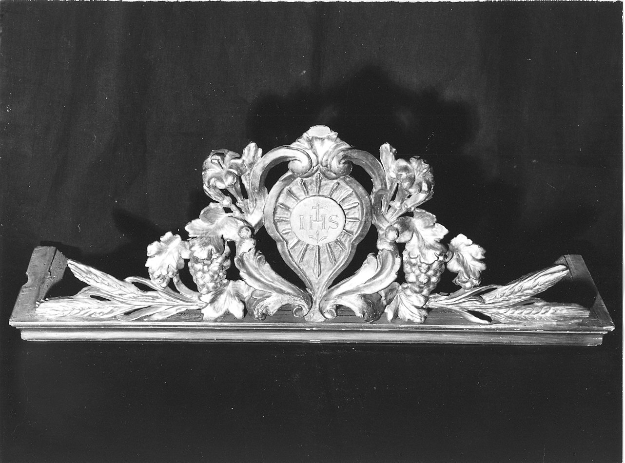 cimasa, elemento d'insieme - ambito parmense (fine sec. XIX)