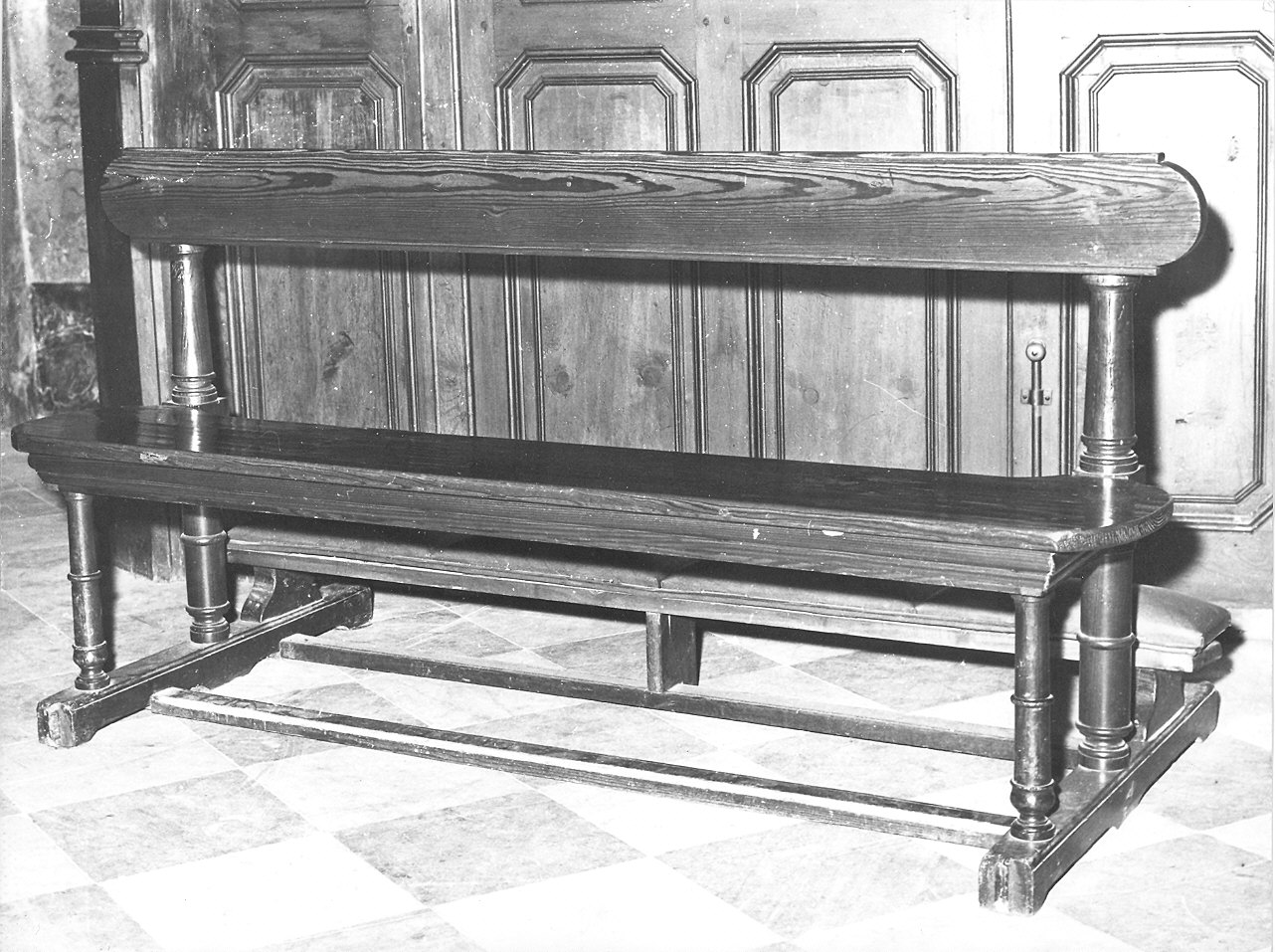 banco da chiesa, serie - ambito parmense (fine sec. XIX)