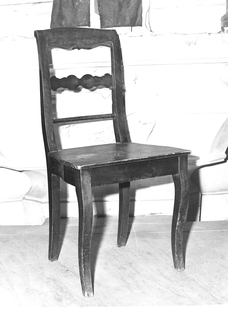 sedia - ambito parmense (fine sec. XIX)