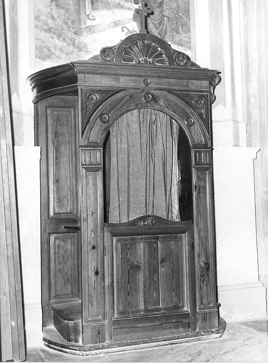 confessionale - ambito parmense (prima metà sec. XIX)