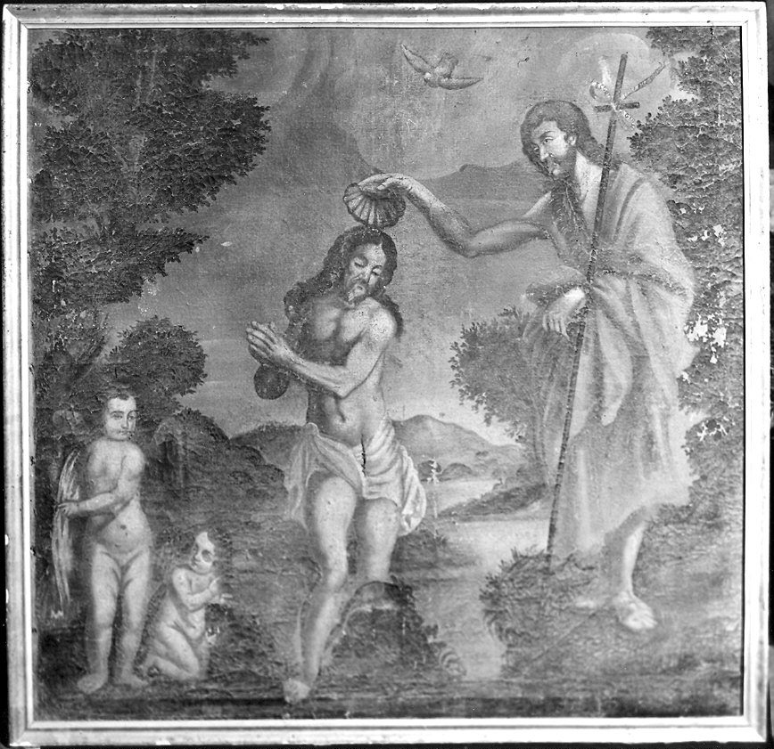 Battesimo di Cristo (dipinto) - ambito parmense (primo quarto sec. XIX)