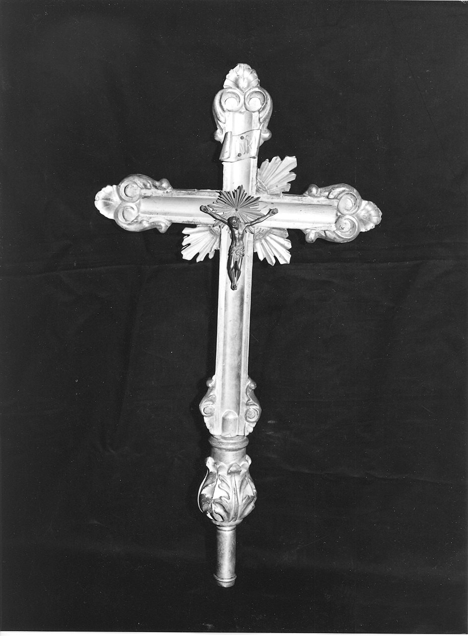 croce d'altare, frammento - ambito parmense (metà sec. XIX)