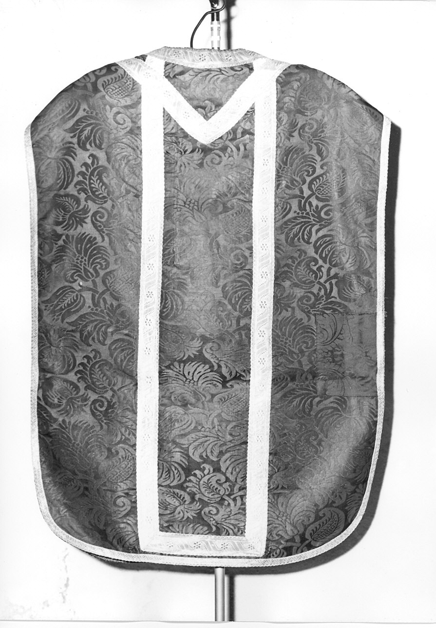 paramento liturgico, insieme - manifattura Italia settentrionale (seconda metà sec. XIX)