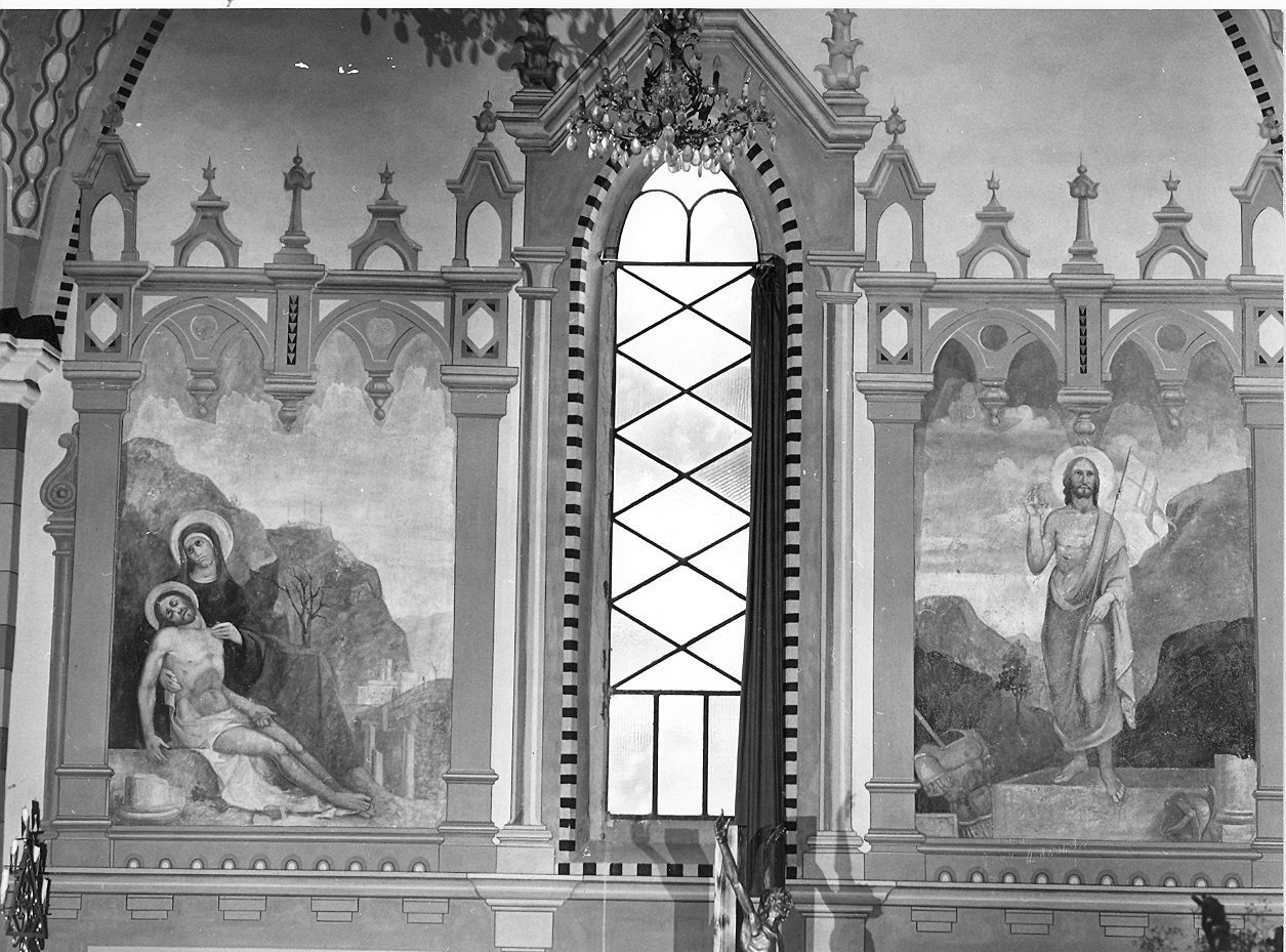 Pietà (dipinto) di Concerti Umberto (sec. XX)