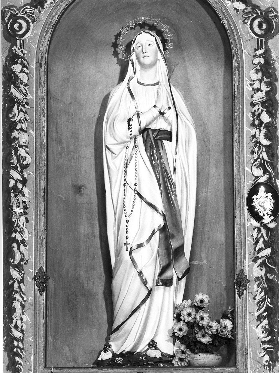 Madonna di Lourdes (statua) - ambito parmense (sec. XX)