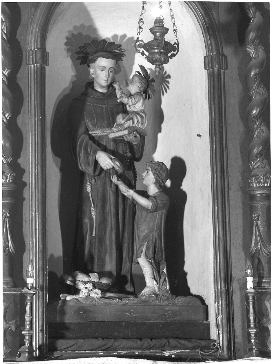 Sant'Antonio da Padova (statua) - ambito parmense (sec. XX)