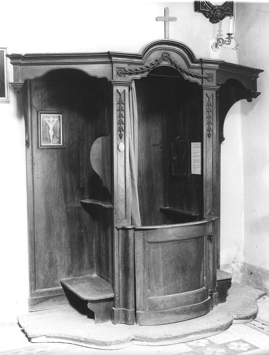 confessionale - ambito piacentino (fine sec. XVIII)