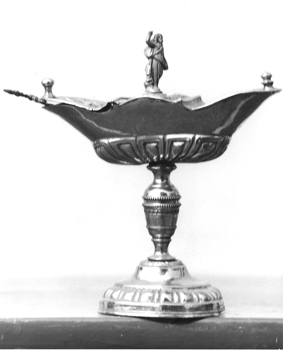 navicella portaincenso - ambito piacentino (fine sec. XIX)