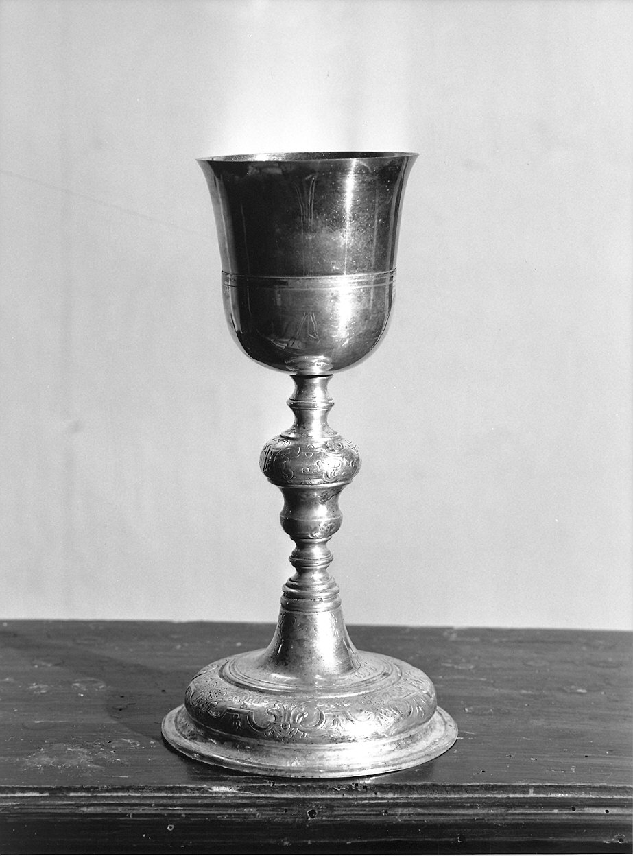 calice - ambito piacentino (prima metà sec. XIX)