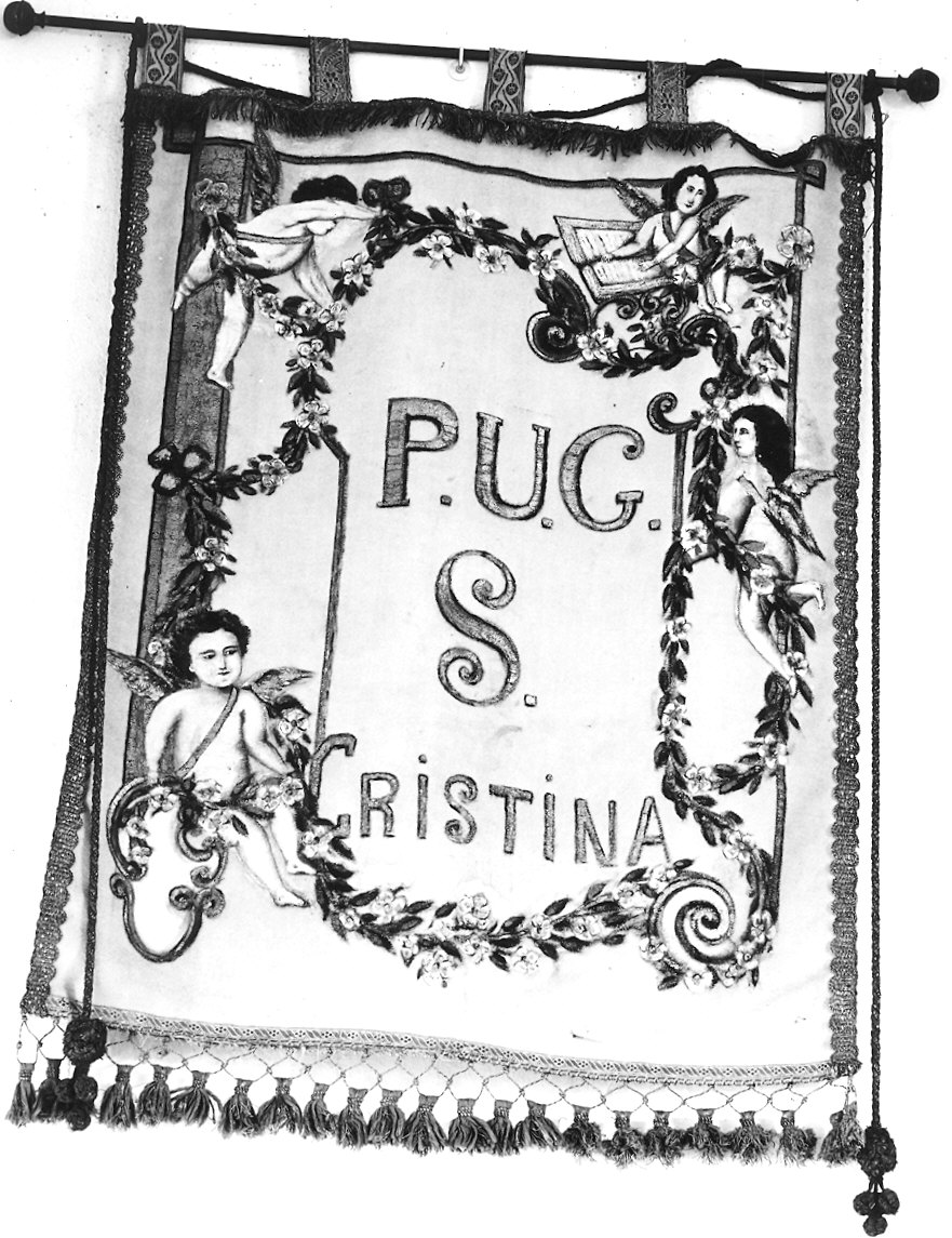 stendardo processionale - ambito piacentino (prima metà sec. XX)