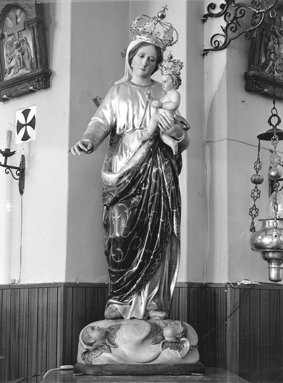 Madonna con Bambino (statua) - ambito piacentino (seconda metà sec. XIX)