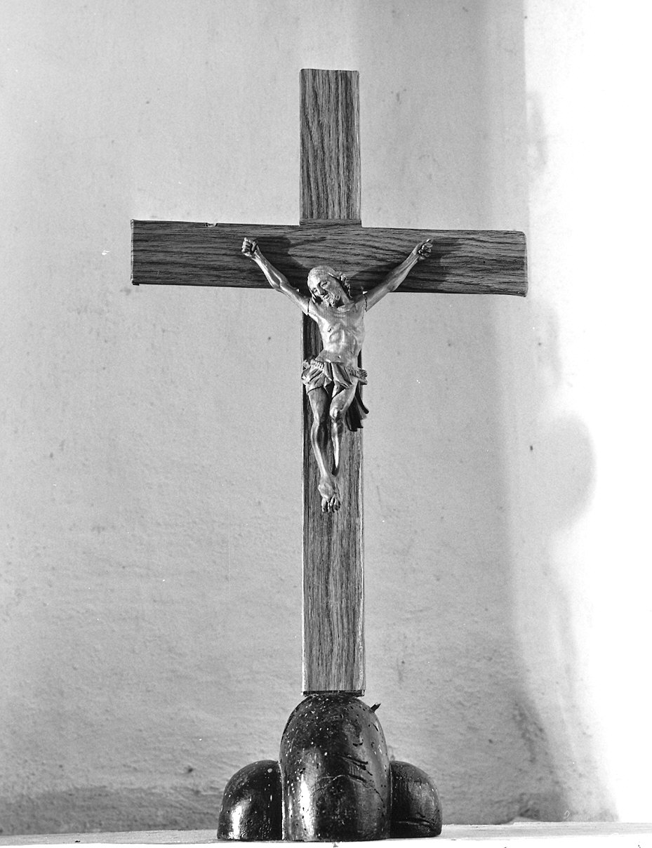 croce da tavolo - ambito piacentino (sec. XIX)