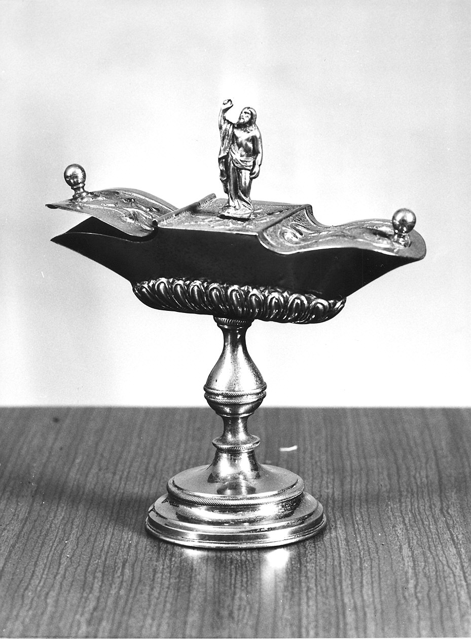 navicella portaincenso - ambito piacentino (sec. XIX)