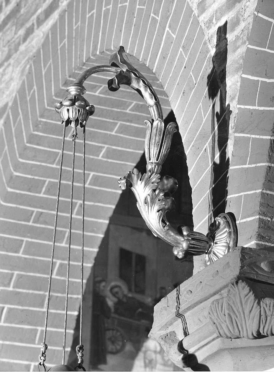 reggilampada a bracci, coppia - ambito piacentino (sec. XIX)