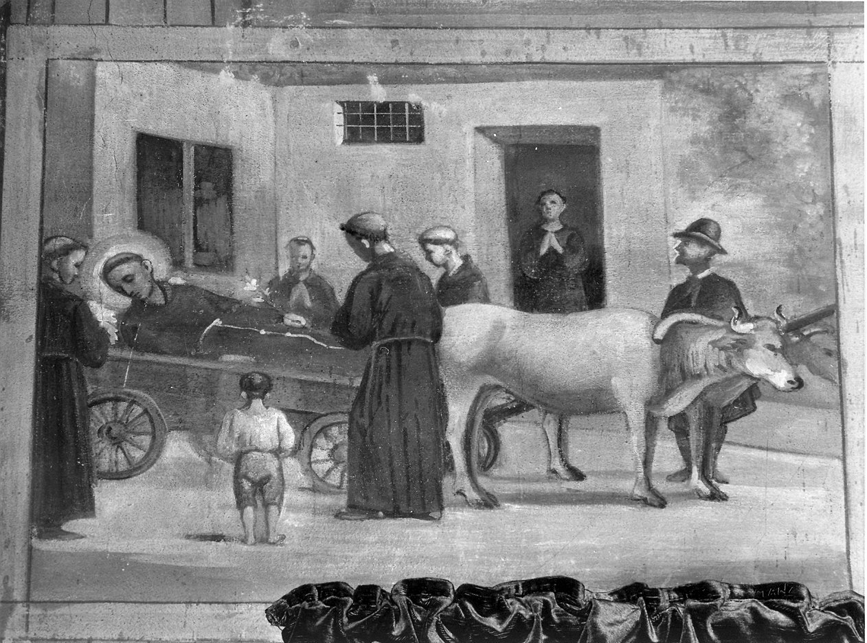 Funerale di Sant'Antonio da Padova (dipinto, ciclo) - ambito piacentino (prima metà sec. XX)