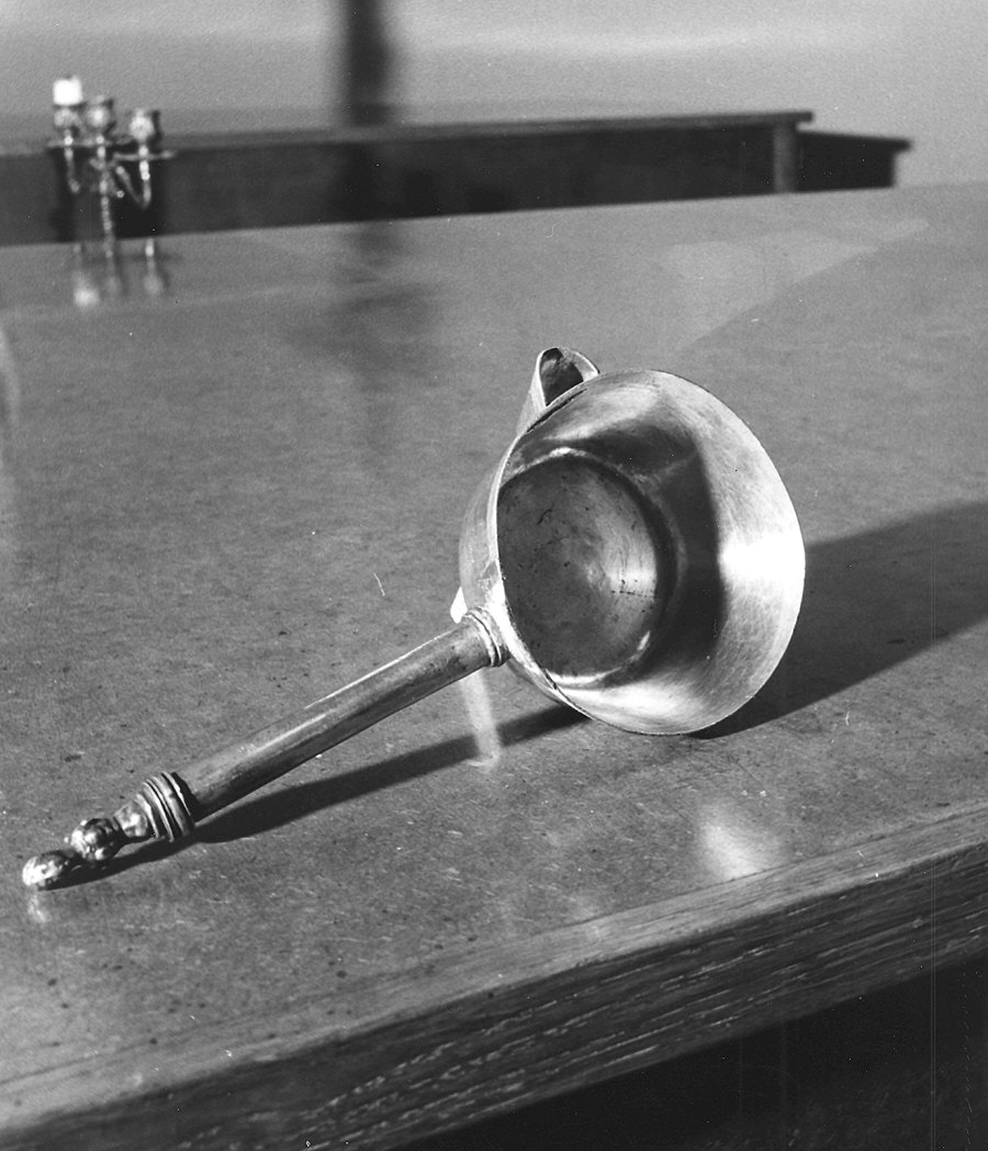 mestolo battesimale - ambito parmense (sec. XIX)