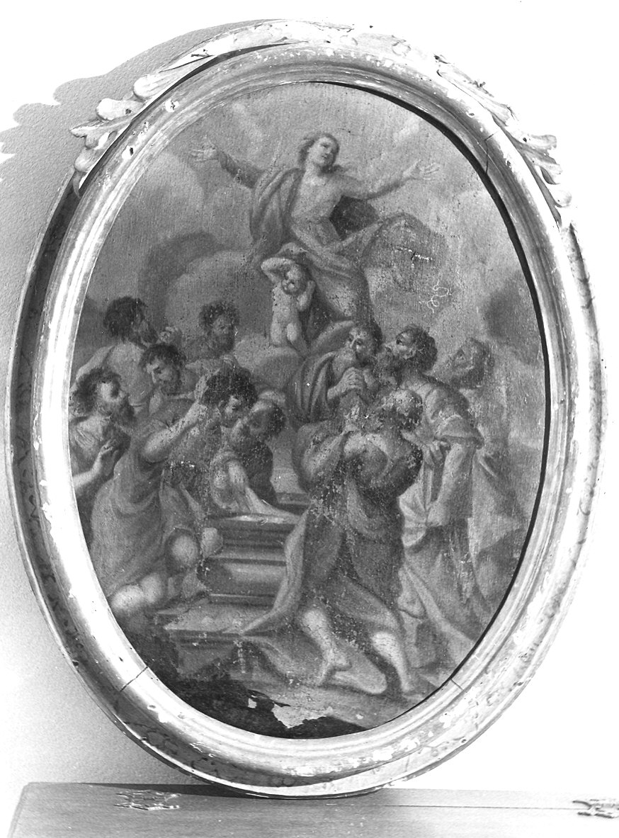 Assunzione della Madonna (dipinto, elemento d'insieme) di Ferrari Paolo (sec. XVIII)