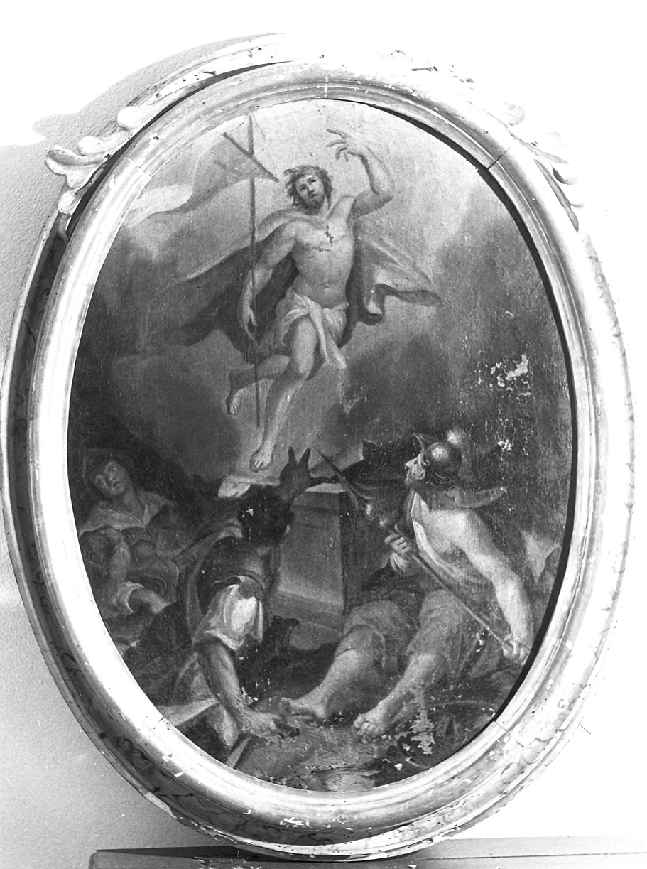 Resurrezione di Cristo (dipinto, elemento d'insieme) di Ferrari Paolo (sec. XVIII)