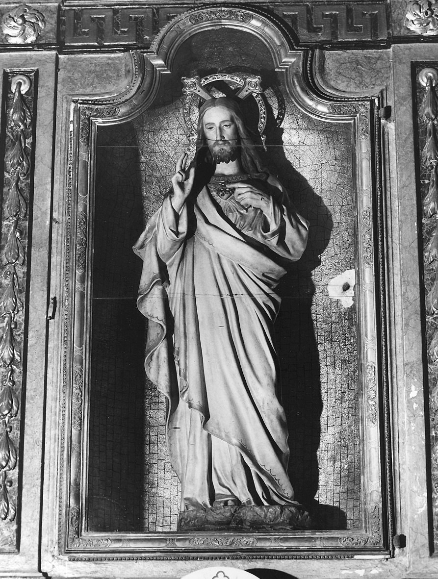 Sacro Cuore di Gesù (statua) - ambito piacentino (fine sec. XIX)