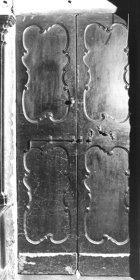 porta - a due battenti - ambito piacentino (sec. XVIII)