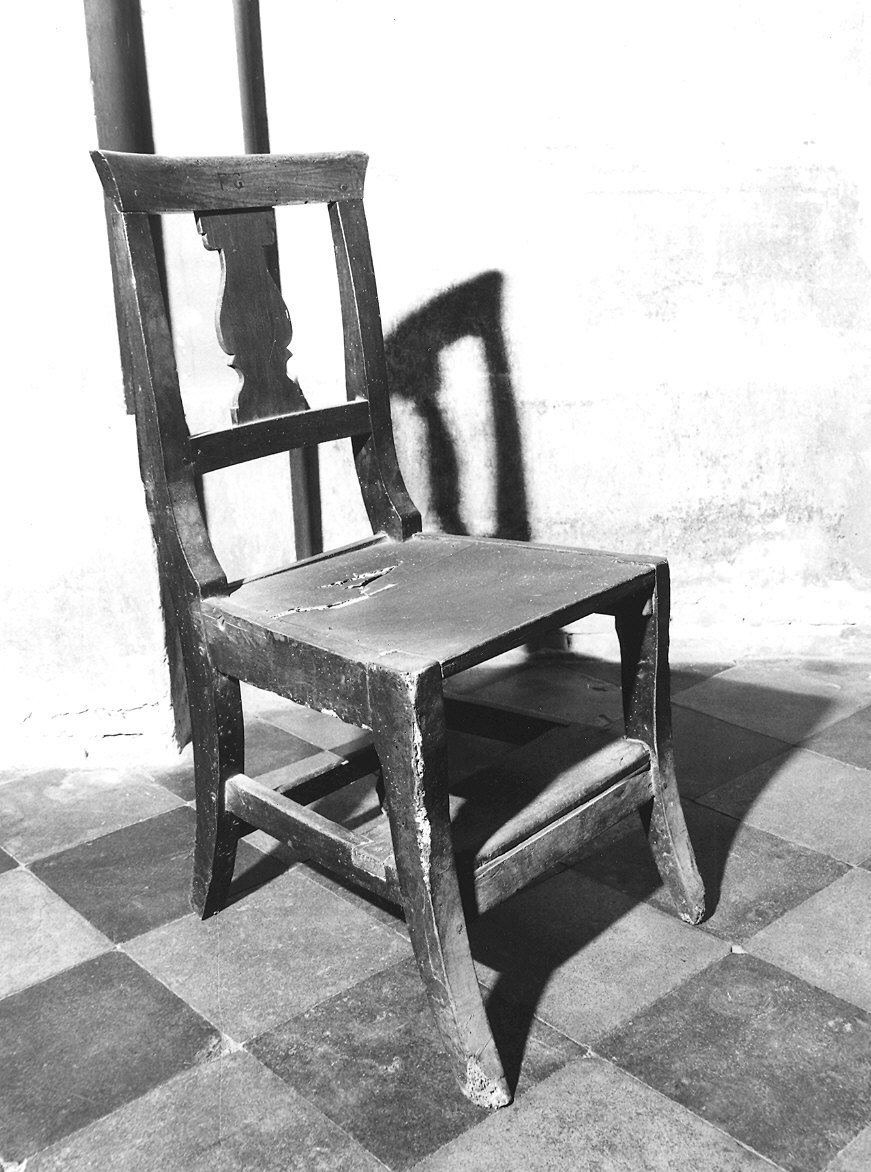 seggiola - ambito piacentino (sec. XIX)