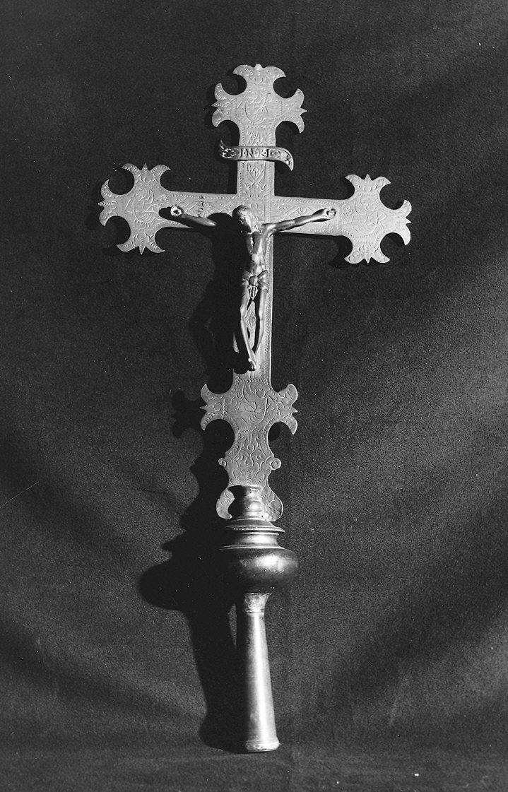croce processionale - ambito piacentino (sec. XVIII)
