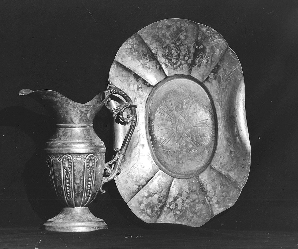 servizio per aspersione, insieme - ambito piacentino (ultimo quarto sec. XIX)