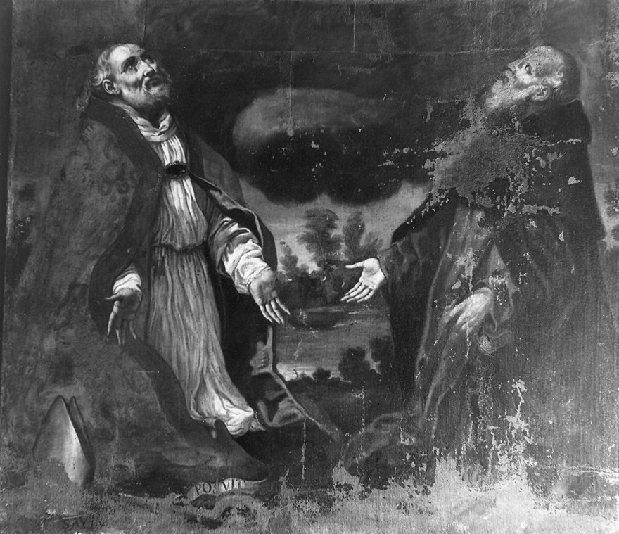 San Savino e Sant'Antonio Abate (dipinto) - ambito piacentino (sec. XVII)