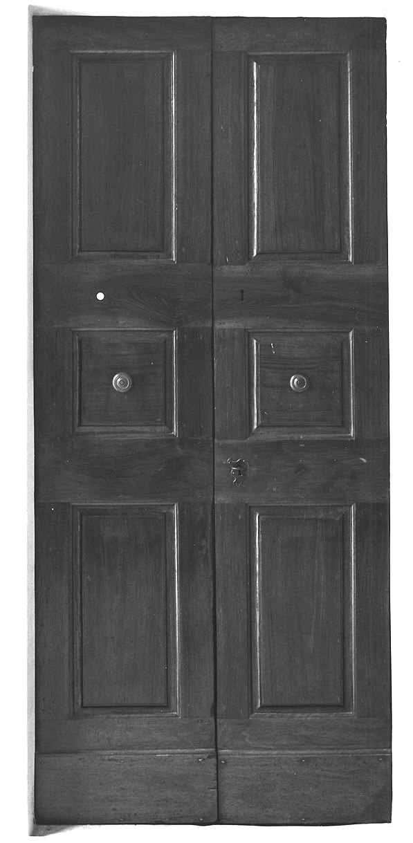 porta - a due battenti, serie di Accorsi Francesco (sec. XVIII)