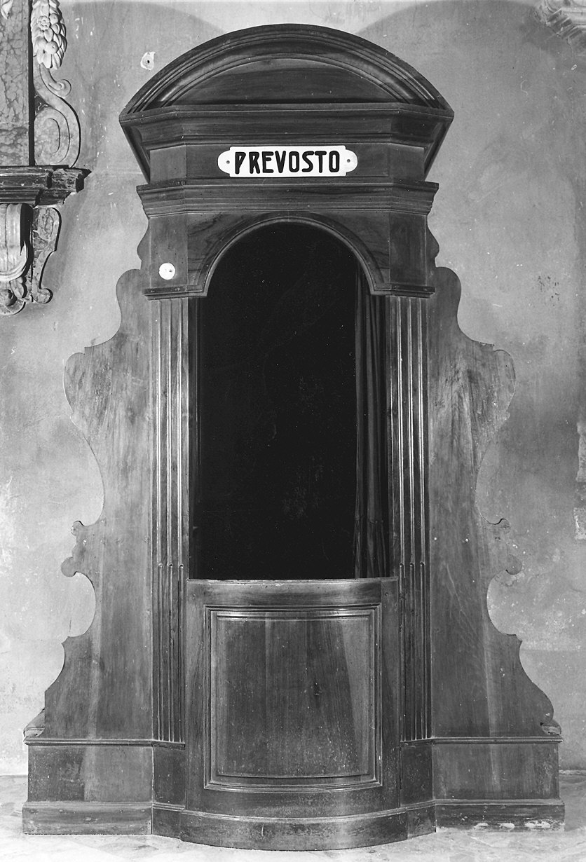 confessionale - ambito parmense (sec. XVIII)